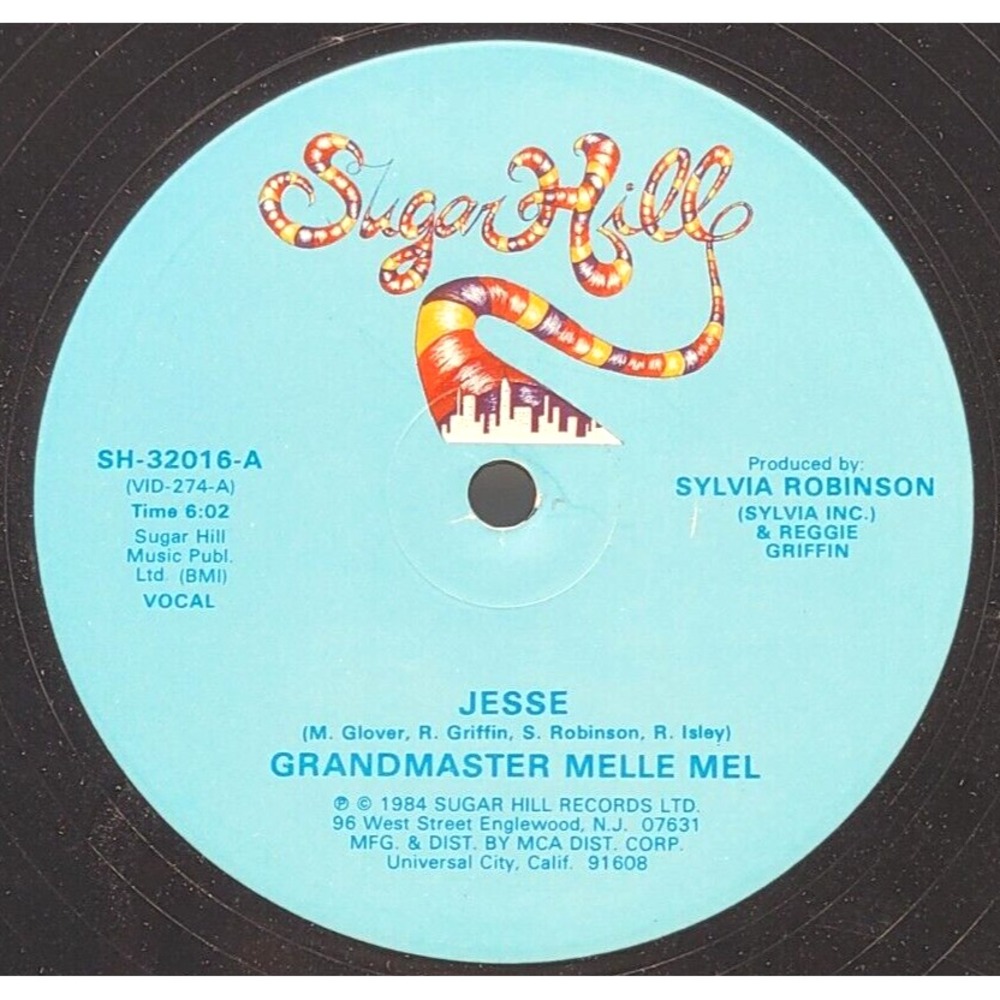 GRANDMASTER MELLE MEL - JESSE - HIP HOP SINGLE SUGAR HILL